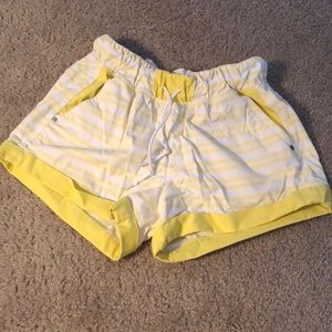 Lululemon striped shorts size 4